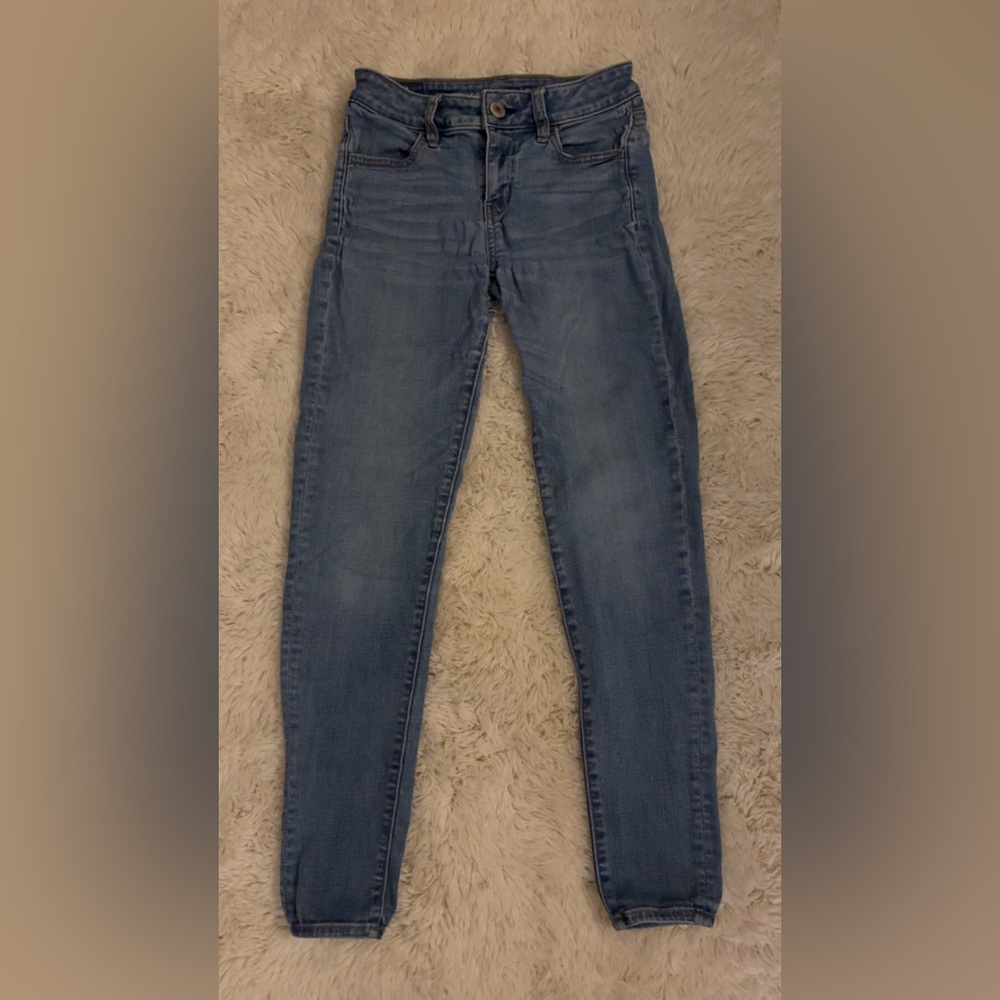 American Eagle Women's Blue Jeans